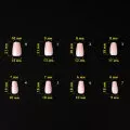 Komilfo SoFast Nail Forms Nude Ballerina Short, 300 шт — Photo 6