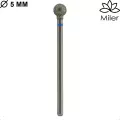 Miler, kit de 5 fresas diamantes M801m050, azul — Photo 3