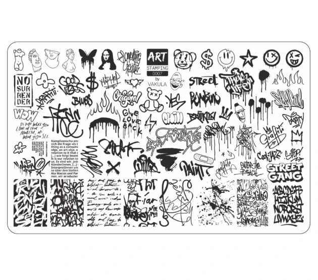 Placa Art Stamping by Vakula 0015 — Photo 28