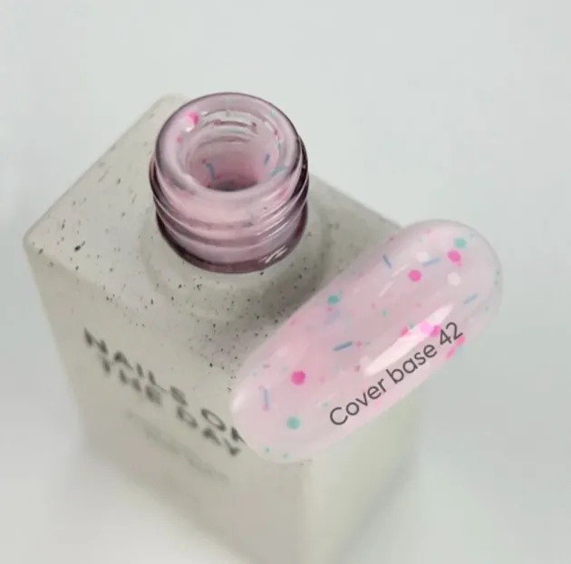 NAILSOFTHEDAY Cover base 43 light pigment, 10ml — Photo 22