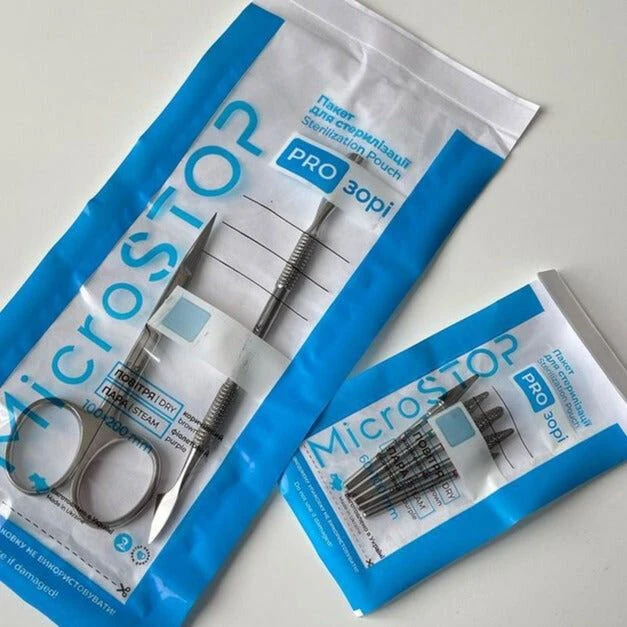 MICROSTOP Bolsas Kraft blancas 100/200mm, 100uds — Photo 9