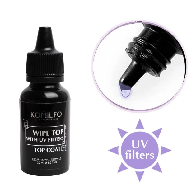 Komilfo No Wipe Matte Top, 15ml — Photo 26