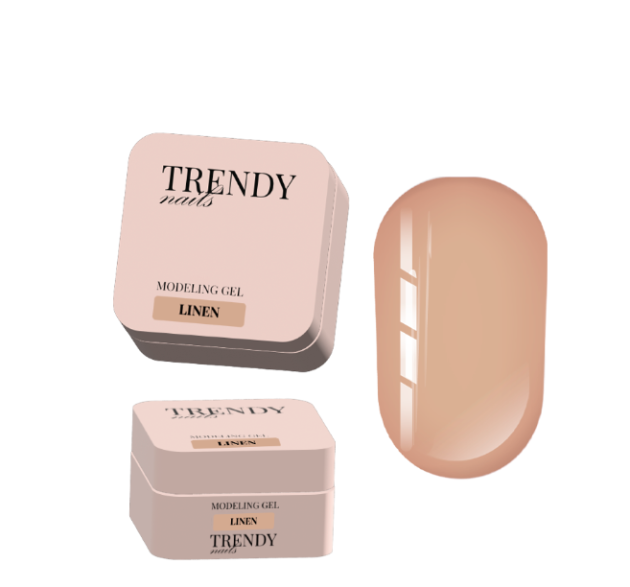 Trendy Nails Modeling Gel Clear, 30ml — Photo 23