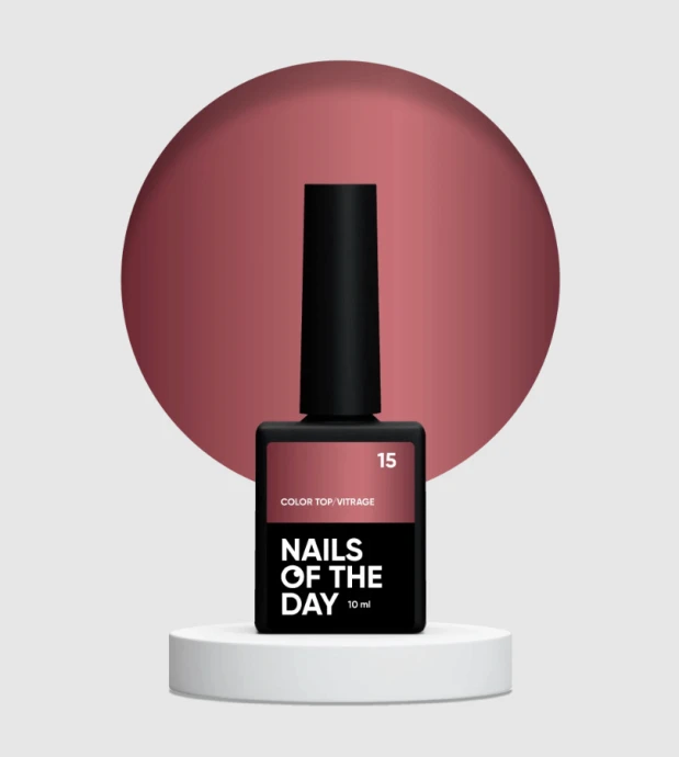 NAILSOFTHEDAY Color Top 14 Vitrage, 10ml — Photo 39