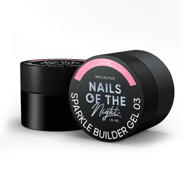 NAILSOFTHENIGHT Sparkle Builder Gel 03, 15ml — Photo 15