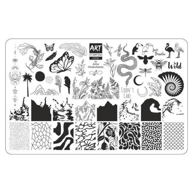 Placa Art Stamping by Vakula 0015 — Photo 32