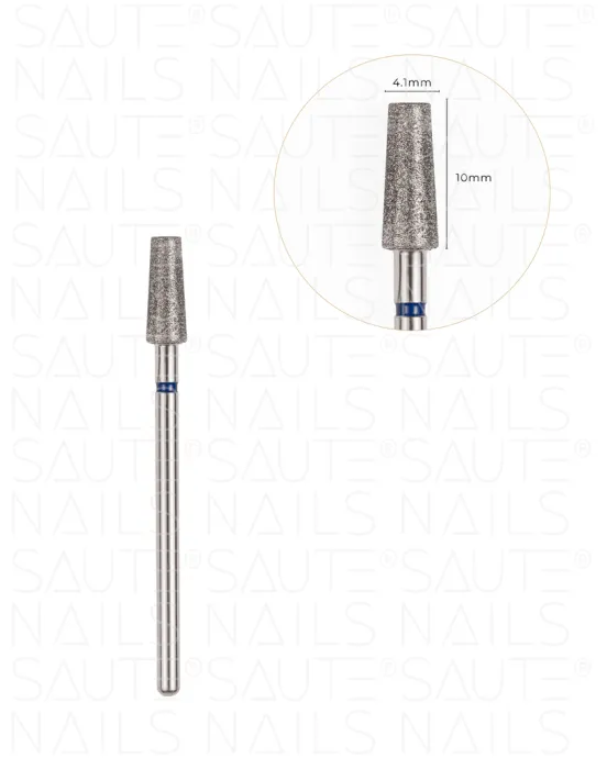 Nailsoftheday fresa de diamante Llama, azul 1,8*10 mm — Photo 16