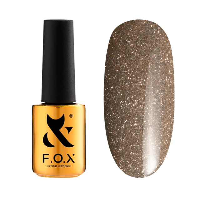 Esmalte semipermanente F.O.X. Sparkle 006, 7 ml — Photo 25
