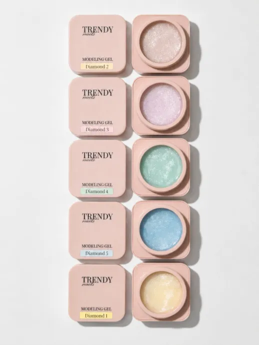 Trendy Nails Modeling Gel Blush, 50ml — Photo 18