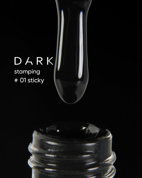 Dark by Rior Esmalte para Estampar 03 Plata, 8ml — Photo 17