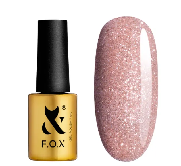 Esmalte semipermanente F.O.X. Sparkle 006, 7 ml — Photo 29