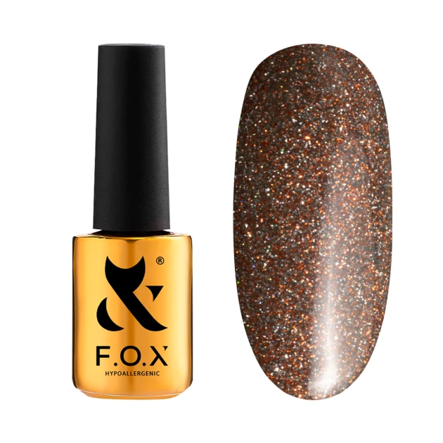 Esmalte semipermanente F.O.X. Sparkle 006, 7 ml — Photo 13