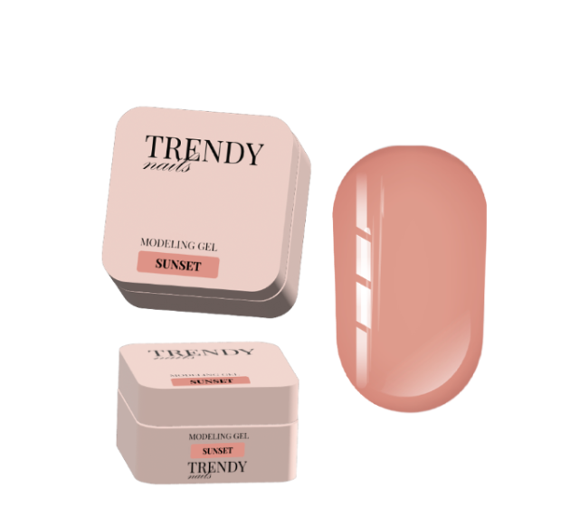 Trendy Nails Modeling Gel Clear, 30ml — Photo 13