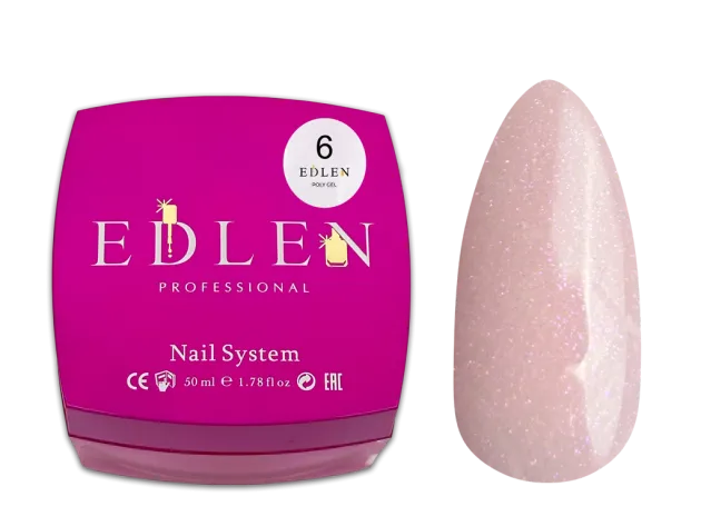Edlen Poly Gel 01, 50ml transparente — Photo 11