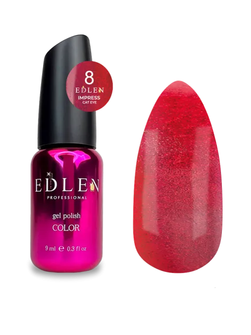 Edlen Esmalte Semipermanente Impress Cat Eye 01, 9ml — Photo 12