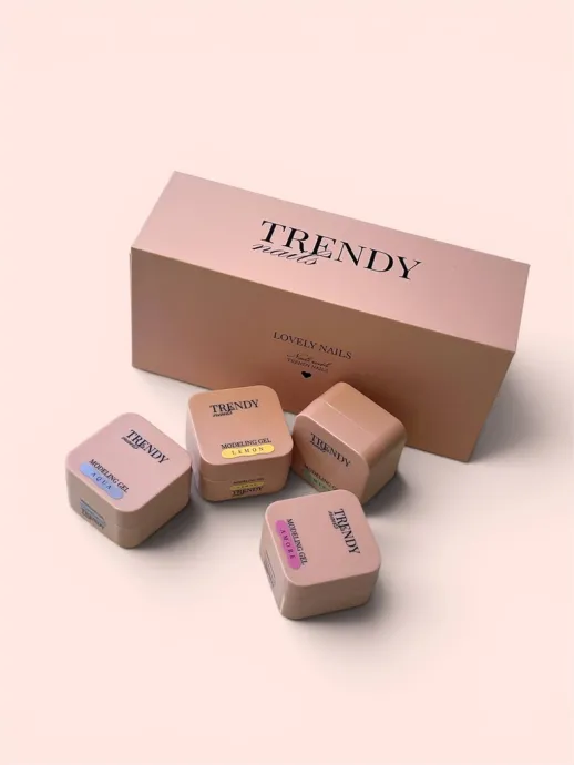 Trendy Nails Coleccion de Modeling Geles Summer Italy, 15ml(4uds) — Photo 19