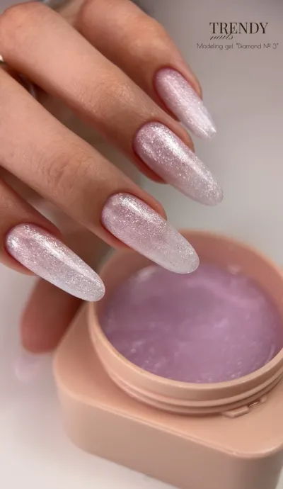 Trendy Nails Modeling Gel Diamond 01, 15ml — Photo 16