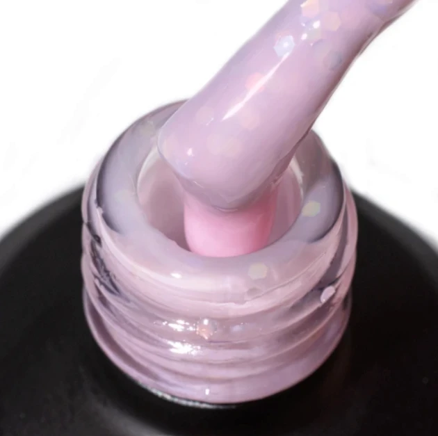 Komilfo PolyGel 006 Beige Glitter, 15ml — Photo 37