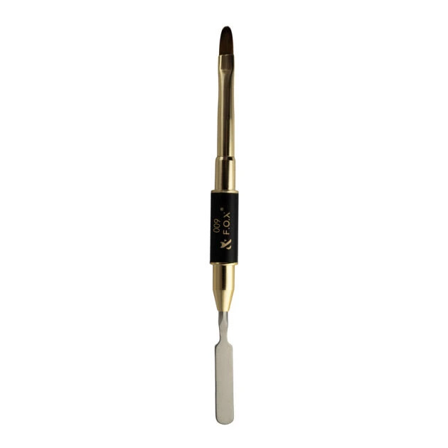 Komilfo Pincel Double Metall Spatula/Acrylic 8(Kolinsky) — Photo 14