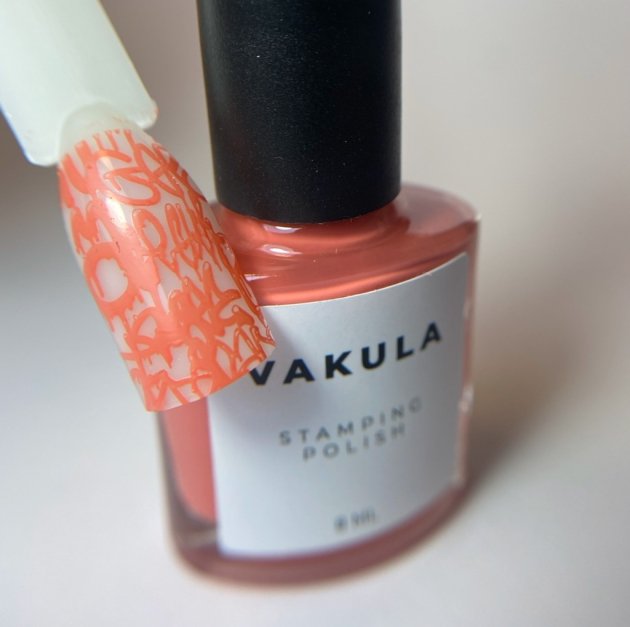 Esmaltes para estampar Vakula 25 verde claro, 12ml — Photo 15