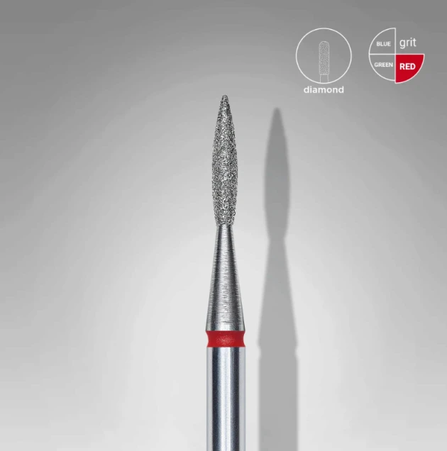 Punta Diamante Staleks FA20B025/6 «Cilindro» 2.5 mm azul, — Photo 19