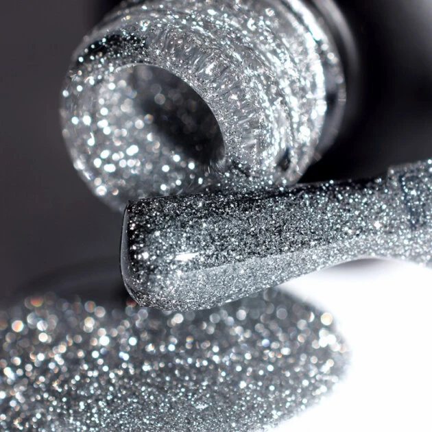Esmalte Semipermanente Shock Effect Silver 001, 8ml — Photo 30