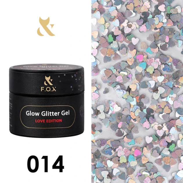 F.O.X Glow Glitter Gel 11, 5ml — Photo 20