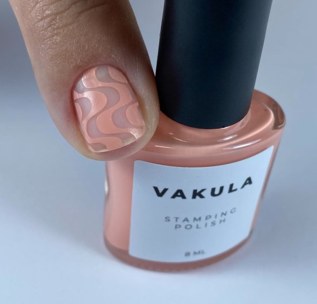 Esmaltes para estampar Vakula 25 verde claro, 12ml — Photo 27