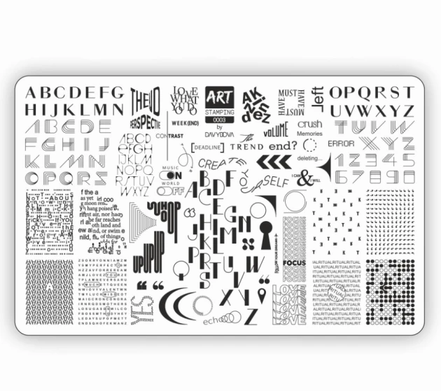 Placas Art Stamping — Photo 5