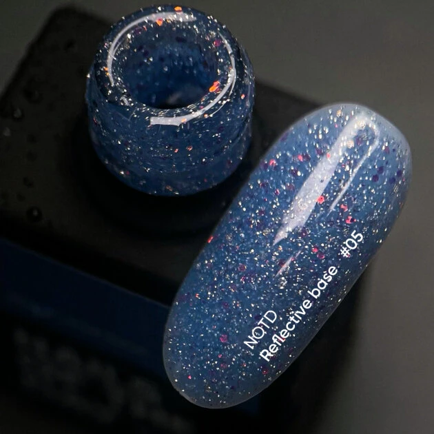 NAILSOFTHENIGHT Reflective base 08, 10 ml — Photo 14