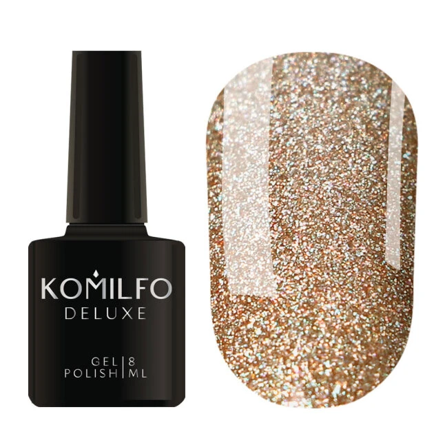 Esmalte Semipermanente Komilfo DeLuxe Series Glitter G007, 8ml — Photo 23