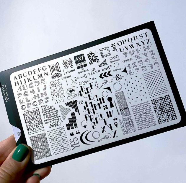 Placa Art Stamping by Vakula 0013 — Photo 42