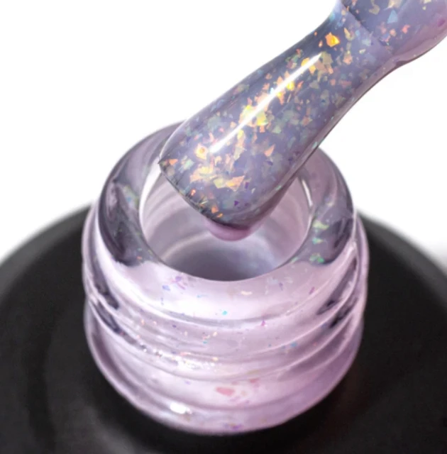 Komilfo PolyGel 006 Beige Glitter, 15ml — Photo 39