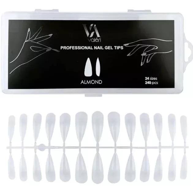 Edlen Gel Tips Almond, 240uds — Photo 20