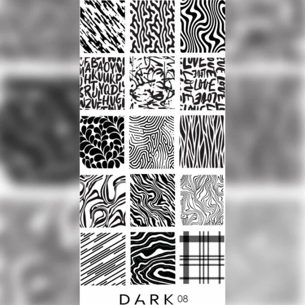 Placa para estampar Dark by Rior 16 — Photo 19