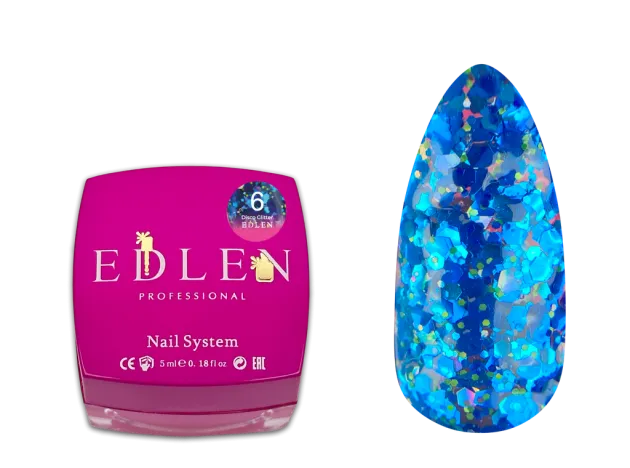 Edlen Confetti Glitter 01, 5ml — Photo 20