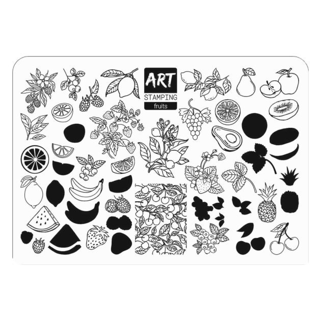 Placa Art Stamping by Vakula Fruits (mini) — Photo 20
